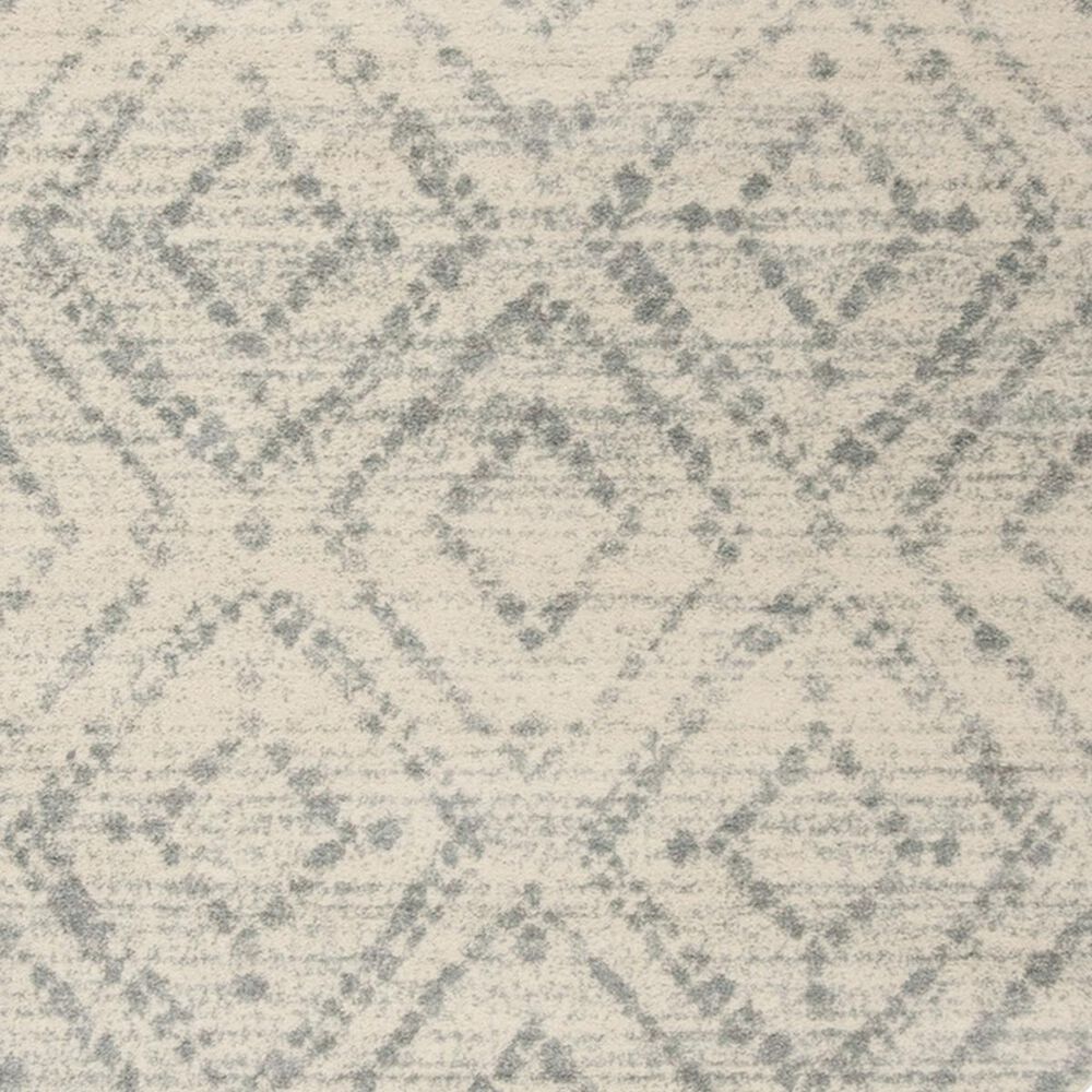 Safavieh Adirondack ADR131T-6R 6&#39; Round Ivory and Light Blue Area Rug, , large
