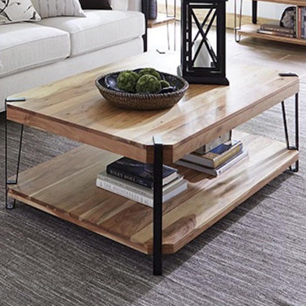 Bolton Furniture Ryegate Large 48" Coffee Table in Natural, , large