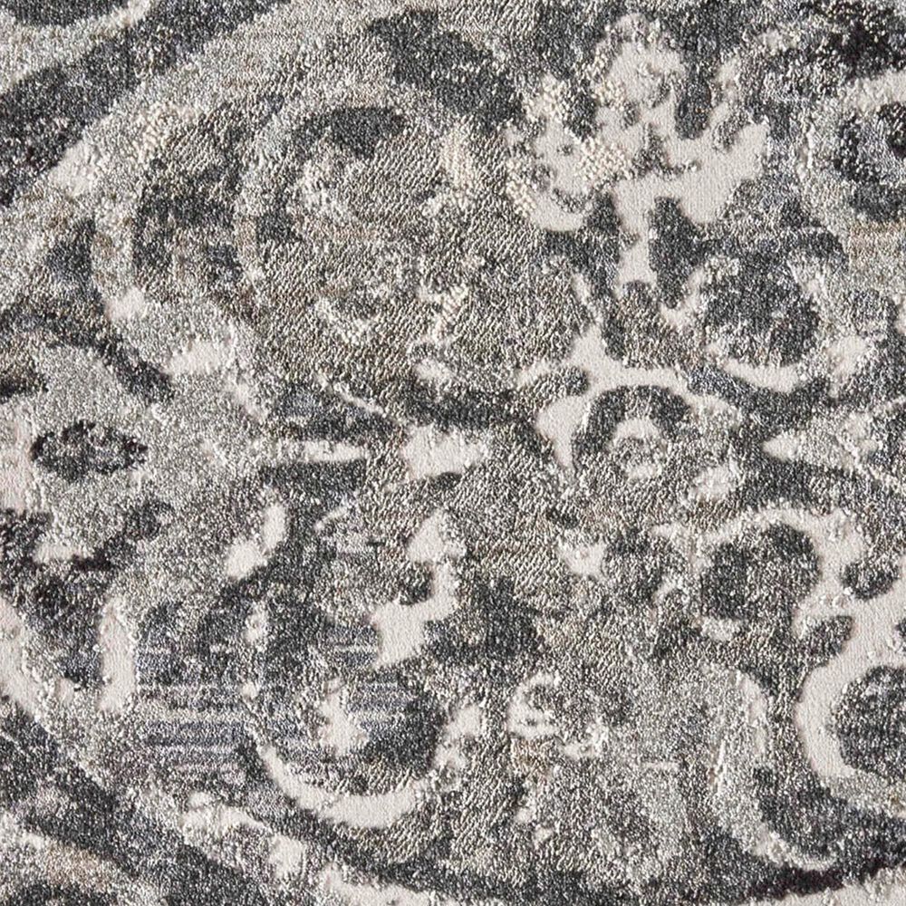 Feizy 3871F Kano Gray / Taupe 2&#39;2&quot; x 3&#39; Area Rug, , large