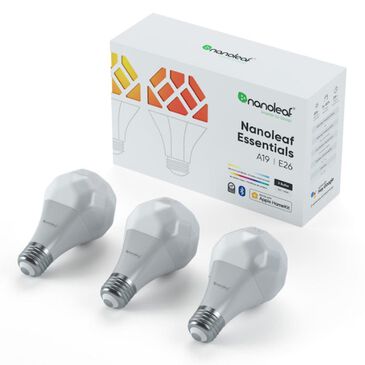 Nanoleaf Essentials Bulb A19 | E26 | 3-Pack, , large