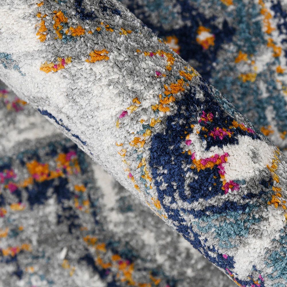 Amer Rugs Montana 2&#39; x 3&#39; Gray and Blue Area Rug, , large