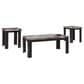 Ashley Jazmore Occasional Table Set in Dark Brown, Gray and Beige (Set of 3), , large