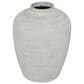 Maple and Jade 19" Decorative Vase with Linear Pattern in Distressed Cream, , large
