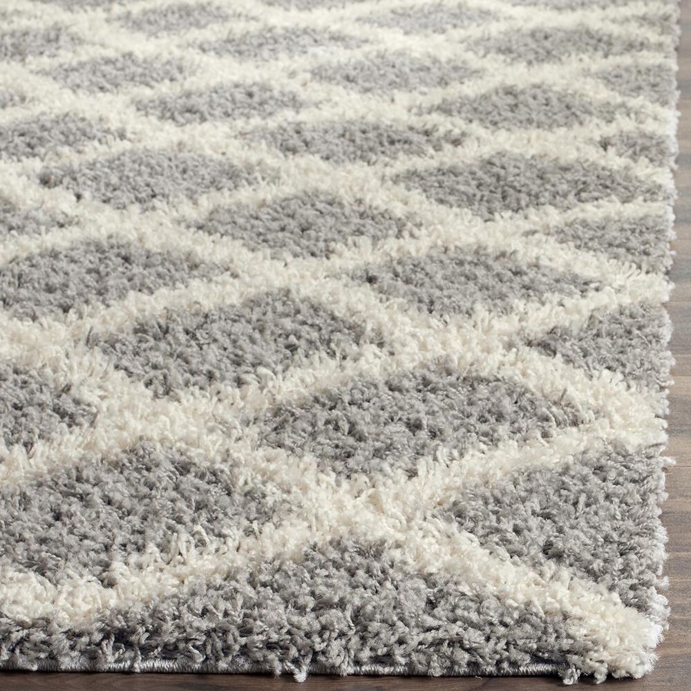 Safavieh Dallas Shag SGD258G-10 10&#39; x 14&#39; Grey/Ivory Area Rug, , large