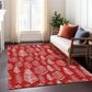 Dalyn Rug Company Wonderland WN21 3" x 5" Red Indoor/Outdoor Area Rug, , large