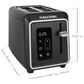 Kalorik Designer Series 2-Slice Digital Toaster in Black and Silver, , large
