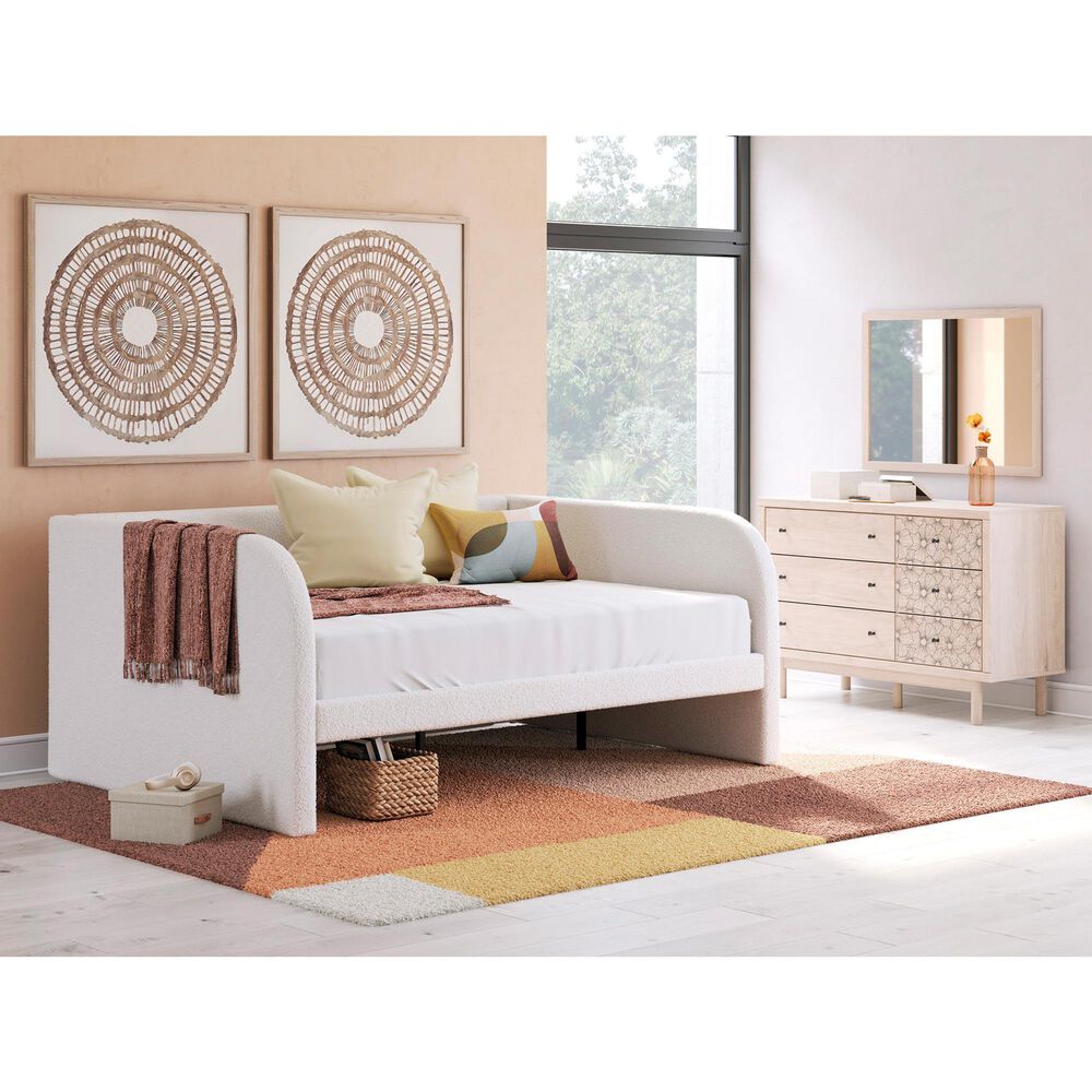 Ashley Arloster Full Upholstered Day Bed in White, , large