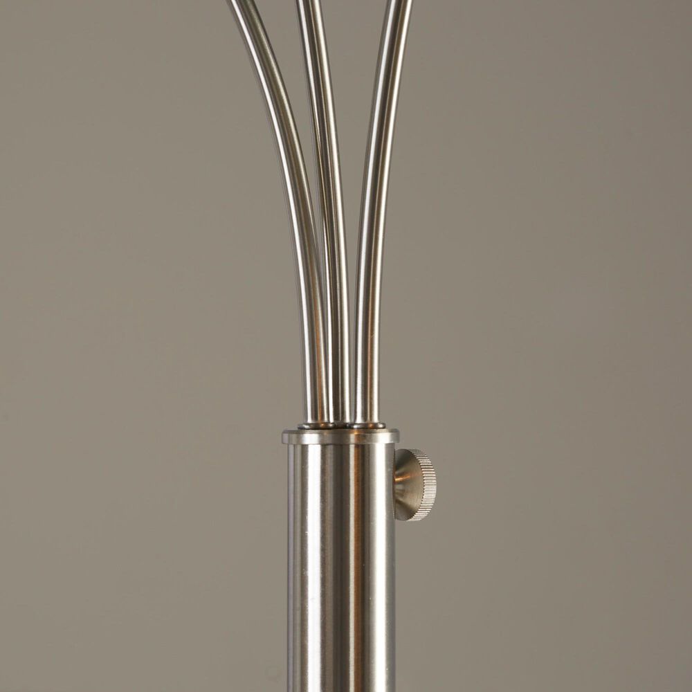 Grandview Gallery Willow Trio Floor Lamp in Brushed Nickel, , large