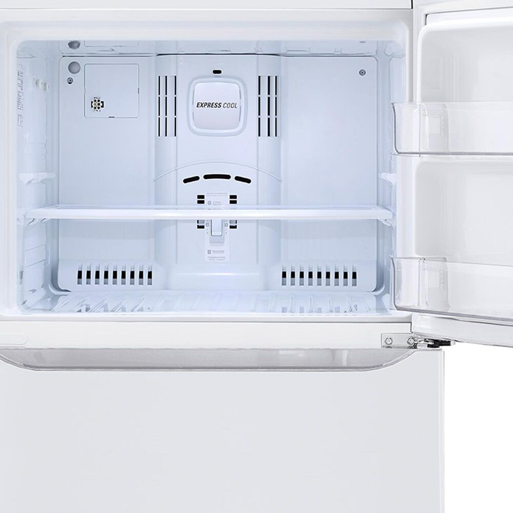 LG 20 Cu. Ft. Top Freezer Refrigerator in Smooth White Nebraska
