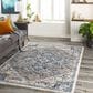 Surya Tuscany 8"10" x 12"1" Denim, Brown and Gray Area Rug, , large