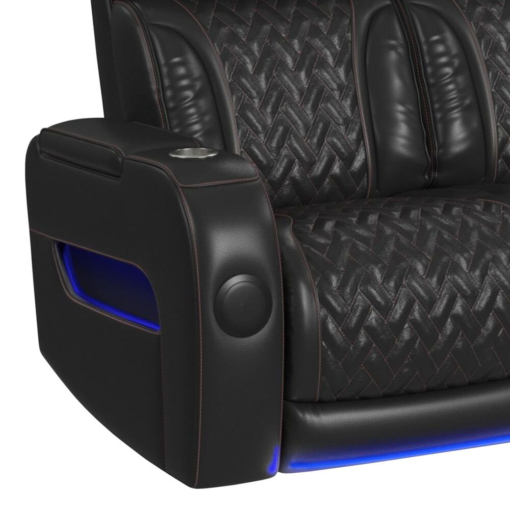 Mayberry Hill Prime Time Power Reclining Sofa in Jett Black, , large
