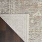 Nourison Starry Nights STN03 5" x 7" Silver and Cream Area Rug, , large