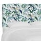 Skyline Furniture Elly California King Headboard in Peacock Blue and White, , large