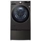 LG 4.5 Cu. Ft. Front Load Washer with TurboWash 360 in Black Steel, , large