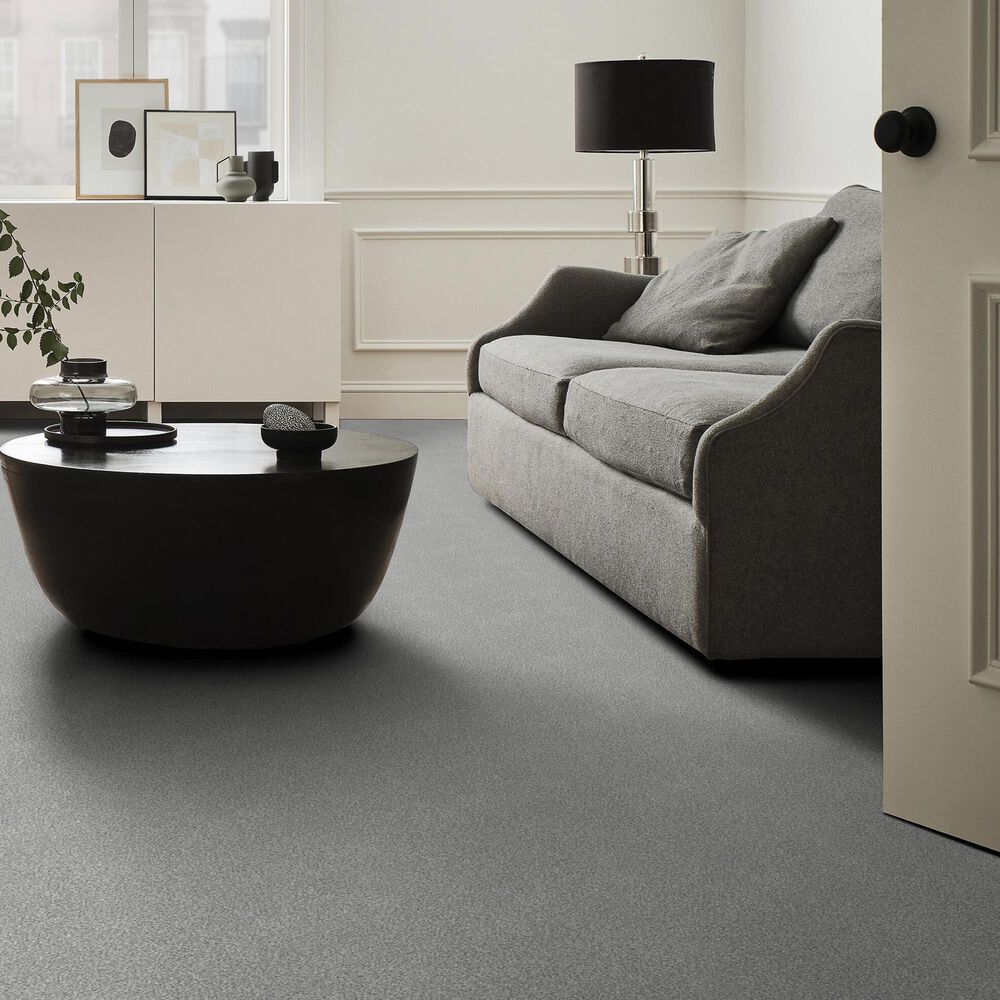 Shaw Tonal Comfort Blue Carpet in Misty Rain, , large