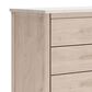 Ashley Cadmori Dresser and Mirror in Brown and White, , large