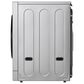 LG 5.8 Cu. Ft. Smart Front Load Washer and 9.0 Cu. Ft. Electric Dryer in Brushed Platinum Steel, , large