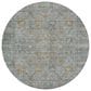 Dalyn Rug Company Solace SL9 8" Round Teal Area Rug, , large