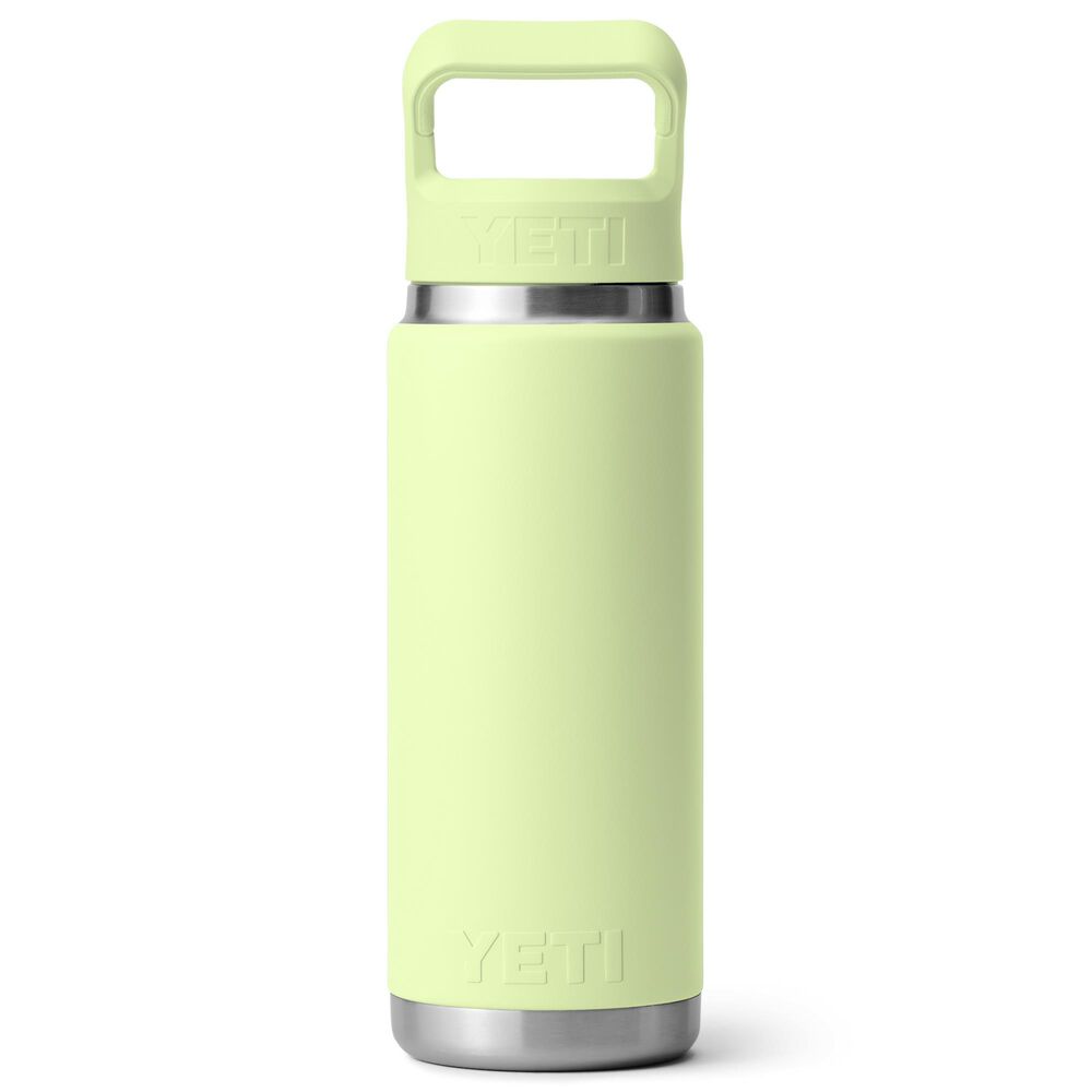 YETI Rambler 26 Oz Water Bottle with Color-Matching Straw Cap in Grasshopper, , large