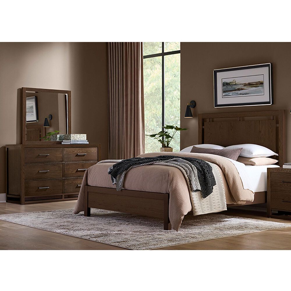 Viceray Collections Lodge and Loft 3-Piece Queen Bedroom Set in Dark Oak, , large