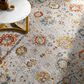 Surya Reina REN-2307 Light Gray, Cream, Denim, Rust, Mustard and Olive 7"10" x 10"2" Area Rug, , large