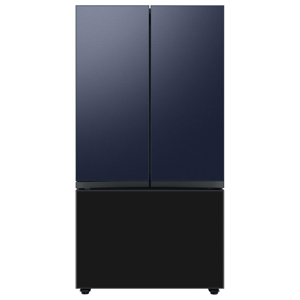 Samsung Bespoke Bespoke 3-Door French Door Refrigerator Bottom Panel in Charcoal Glass, , large