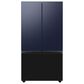 Samsung Bespoke Bespoke 3-Door French Door Refrigerator Bottom Panel in Charcoal Glass, , large