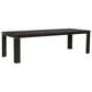 Schnadig Edge Dining Table in Striated Ebony and Lucent Bronze - Table Only, , large