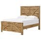 Ashley Maystonna Queen Crossbuck Panel Bed in Brown, , large