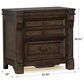 Sasha Lee Grand Teton Nightstand in Warm Brown Oak with USB Port, , large