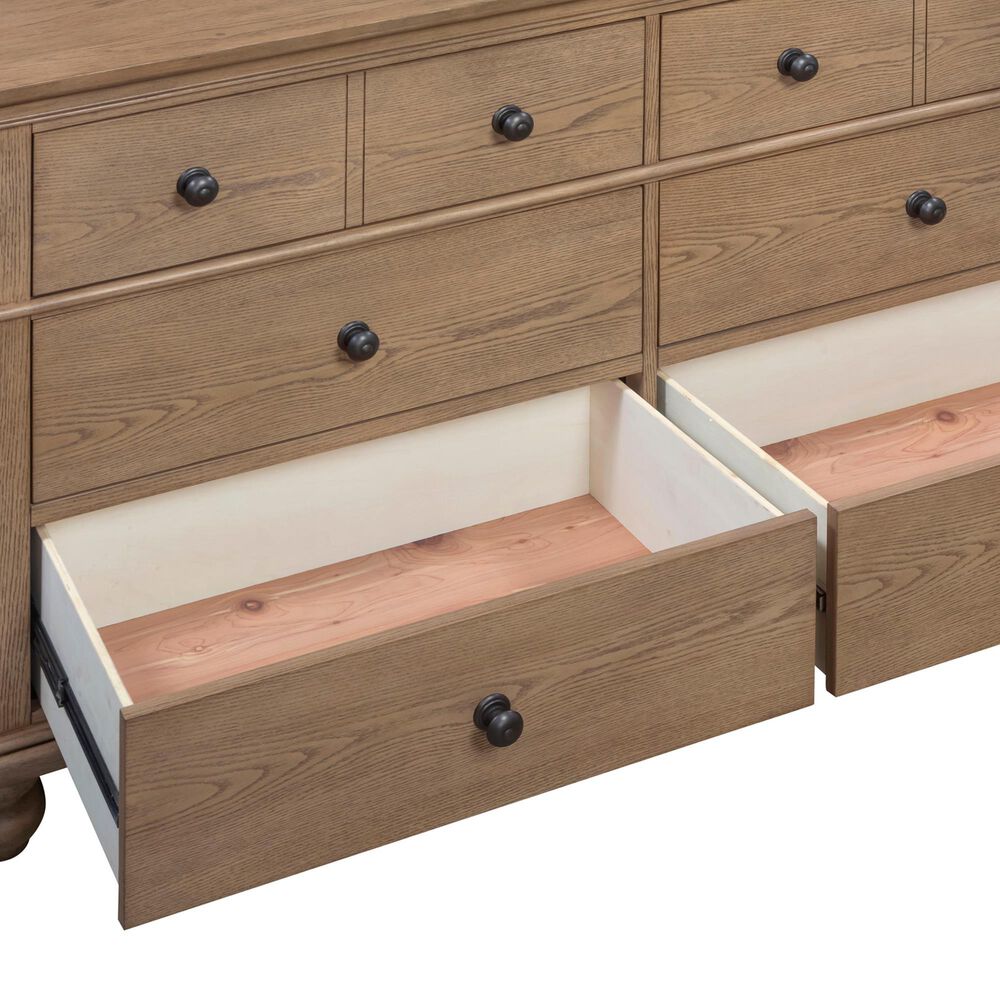 Riva Ridge Oxford 6-Drawer Dresser Only in Tan, , large