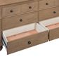 Riva Ridge Oxford 6-Drawer Dresser Only in Tan, , large