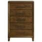 New Heritage Ballard 5 Piece Wood King Panel Bedroom Set in Walnut, , large