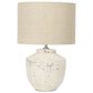 Creative Coop Cement Table Lamp in Distressed White, , large