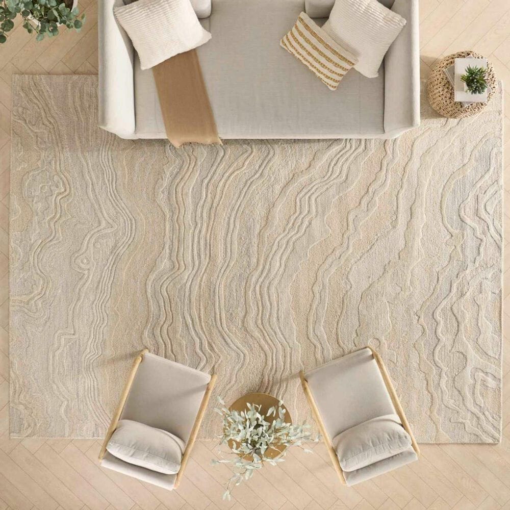 Nourison Graceful 7&#39;9&quot; x 9&#39;9&quot; Beige Area Rug, , large