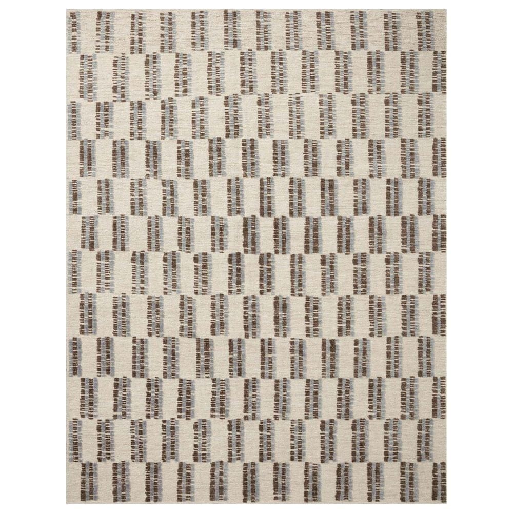 Loloi Harrison 4" x 6" Beige and Slate Area Rug, , large
