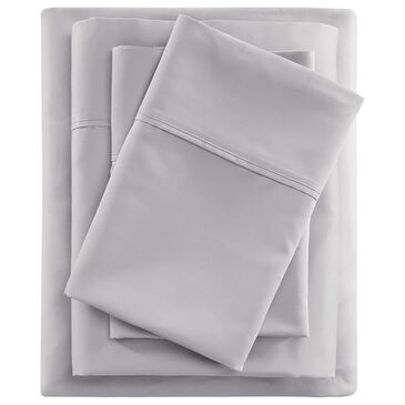 Hampton Park 600 Thread Count Grey  Cooling Cotton Blend Sheet Set, , large