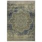 Oriental Weavers Raleigh 6649H 9"10" x 10"10" Blue and Ivory Area Rug, , large