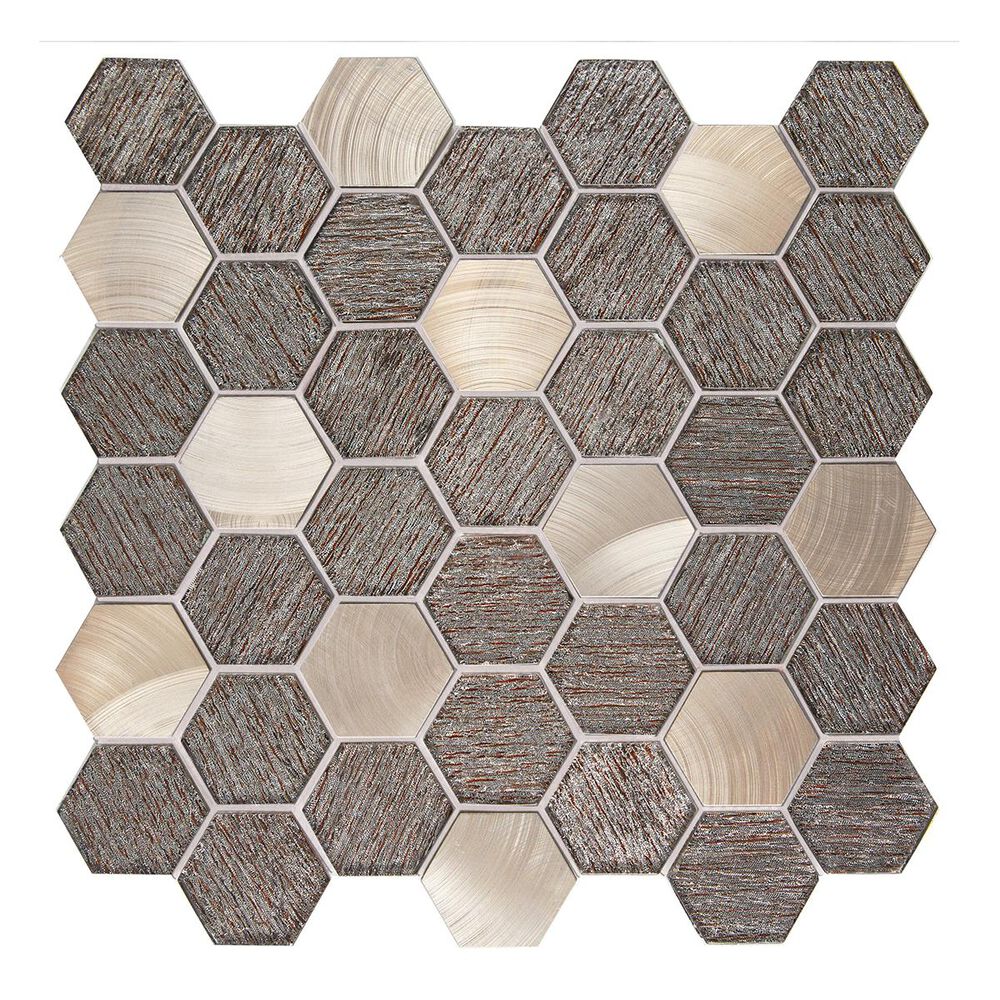 Emser Glitz 12x12 Love Mosaic Tile, , large