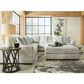 Ashley Regent Park Oversized Accent Ottoman in Pewter, , large