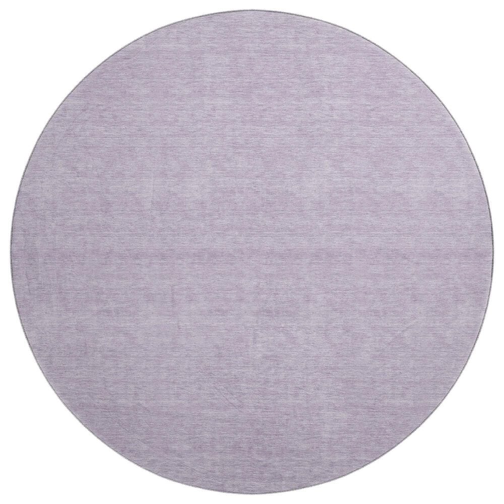 Dalyn Rug Company Soft Essentials Lavender 8" Round Area Rug, , large
