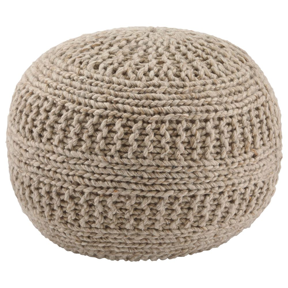Signature Design by Ashley Benedict Pouf in Natural, , large