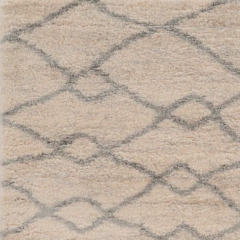 Kas Oriental Rugs Merino London 3&#39;9&quot; x 5&#39;11&quot; Ivory and Grey Area Rug, , large