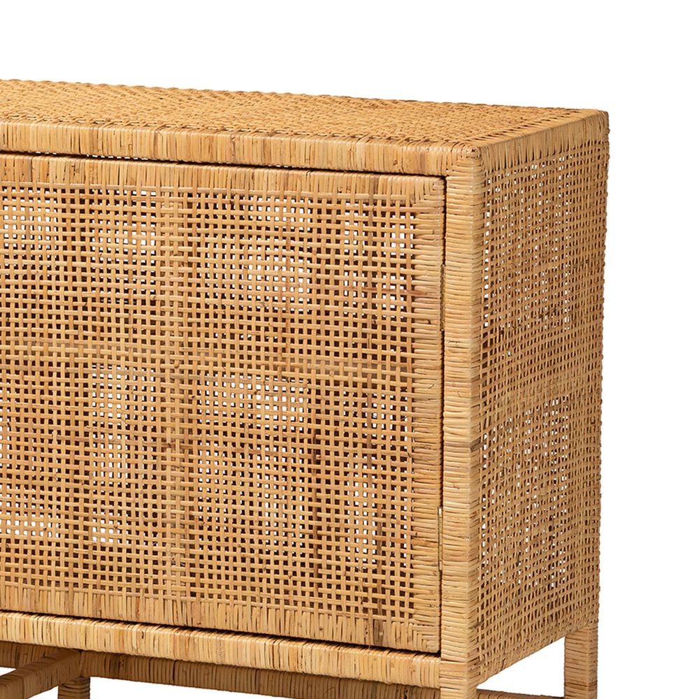 Baxton Studio Vivan 2-Door Storage Cabinet in Natural Brown, , large