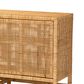 Baxton Studio Vivan 2-Door Storage Cabinet in Natural Brown, , large