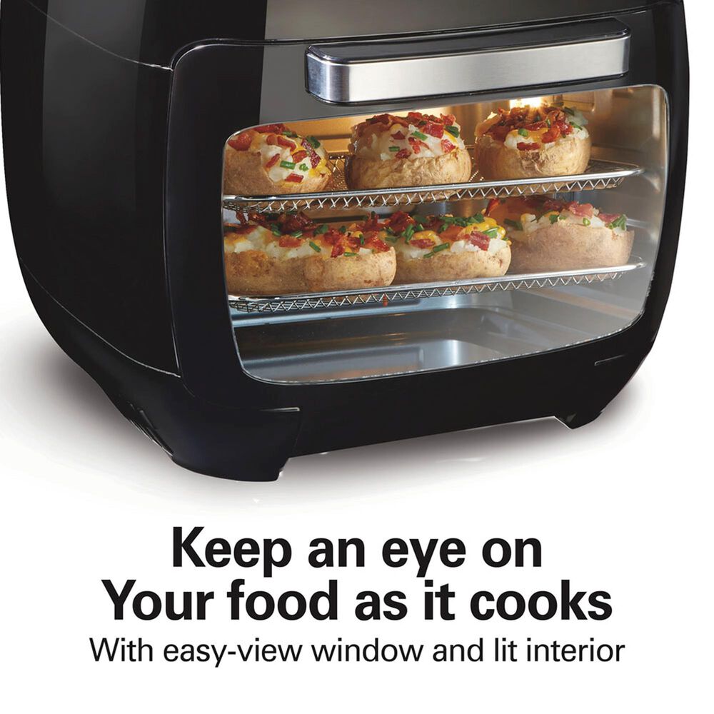 Hamilton Beach 11 Quart Digital Air Fryer Oven with Rotisserie in Gray, , large