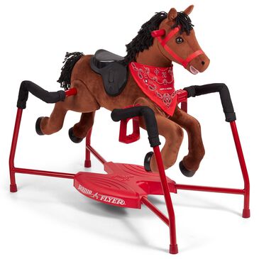 Radio Flyer Chestnut Plush Interactive Riding Horse, , large