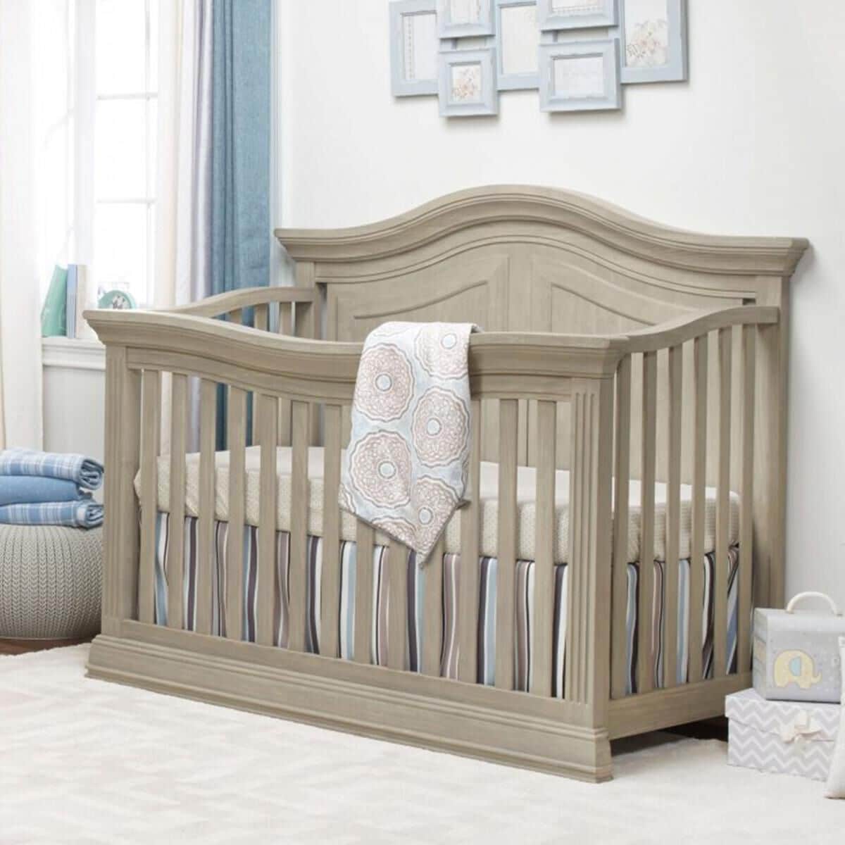 Sorelle Providence 2 Piece Nursery Set in Heritage Fog Nebraska Furniture Mart