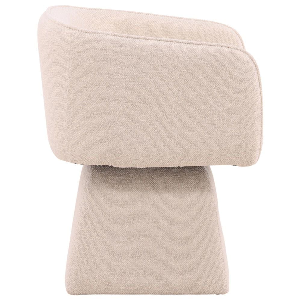 Blue Sun Designs Jonie Swivel Arm Chair in Cream, , large