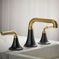 Kohler Tone Widespread Bathroom Sinks in Matte Black and Brushed Moderne Brass, , large
